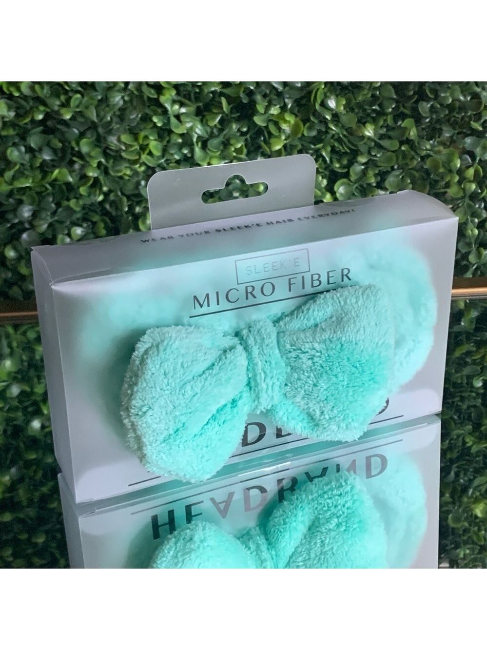 SLEEK’E Microfiber Headband | NEW | Bow Spa Headband | Mint Green | Sleeke